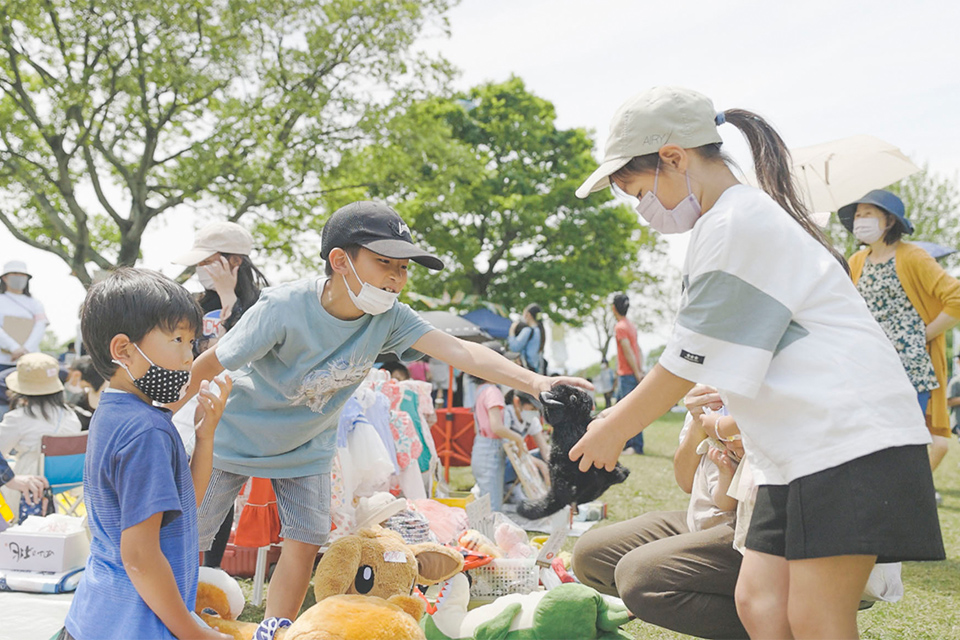 10月2日(日)、江津湖「広木公園」で家族向けの体験型マルシェが開かれます