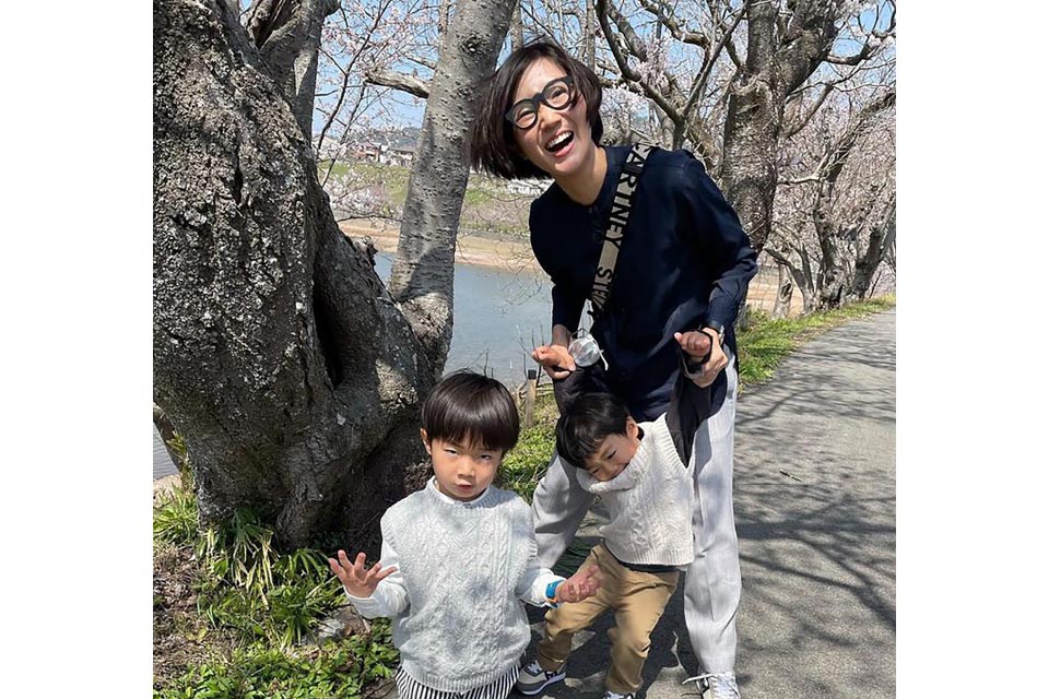 最近は家族でデイキャンプを楽しんでいる優紀子さん。「童心に返り、思いっきり遊ぶことでリフレッシュになっています」