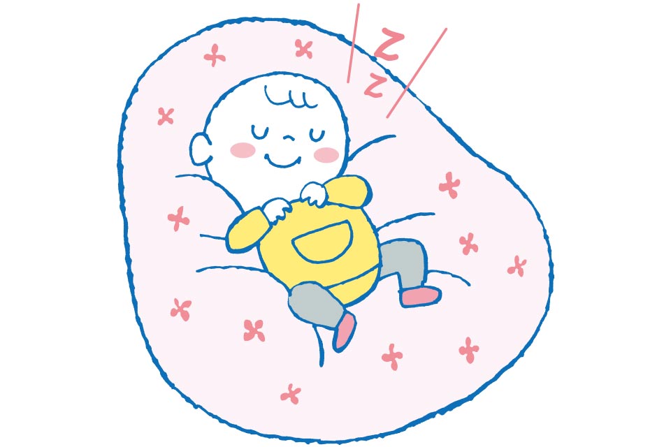 子どもの夜泣きに悩んでいた時に出合ったのが、吐き戻し予防のクッションです。頭と上半身を起こすような、ゆるやかな傾斜があり、その上では寝付きがとても良かったです。眠り始めたら、ベッドに優しく移動させていました。
（pupiusagiさん）