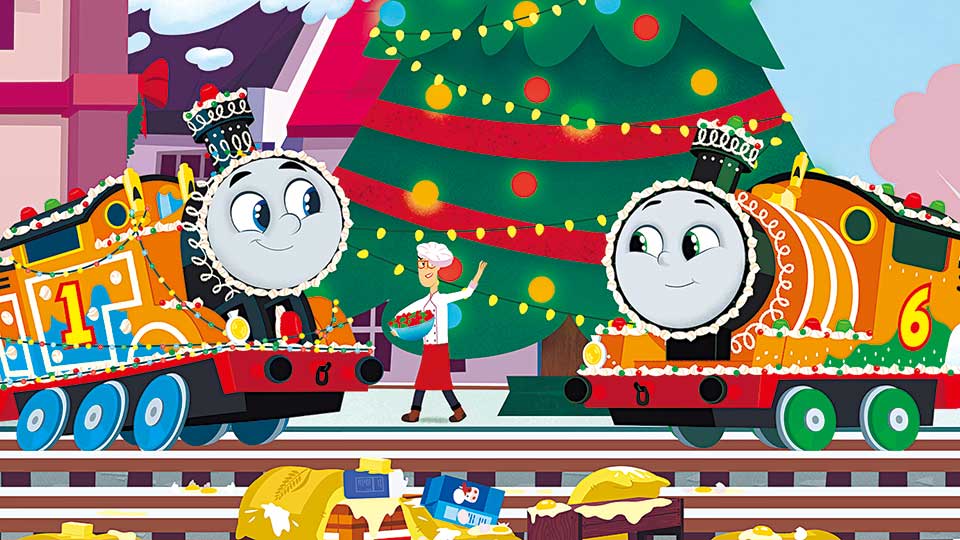 クリスマスムード満点の場面カット
(C)2025 Gullane(Thomas)Limited.