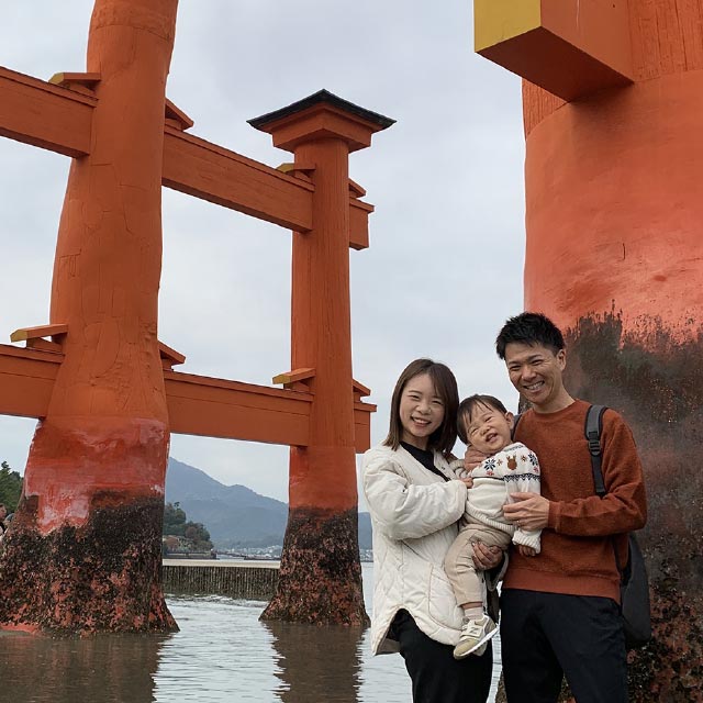 初めての家族旅行は、結婚記念日に広島県へ